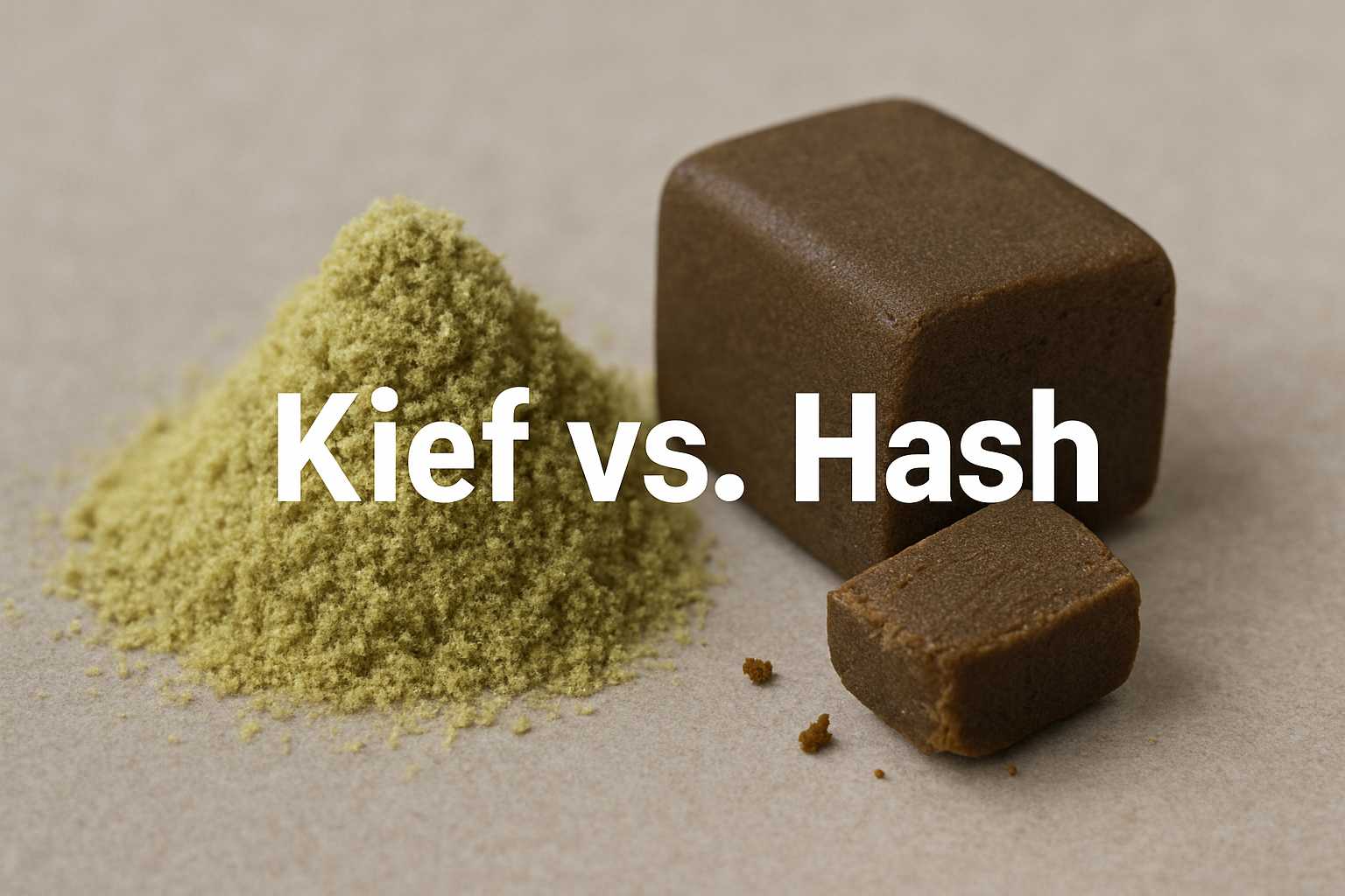 Kief vs. Hash